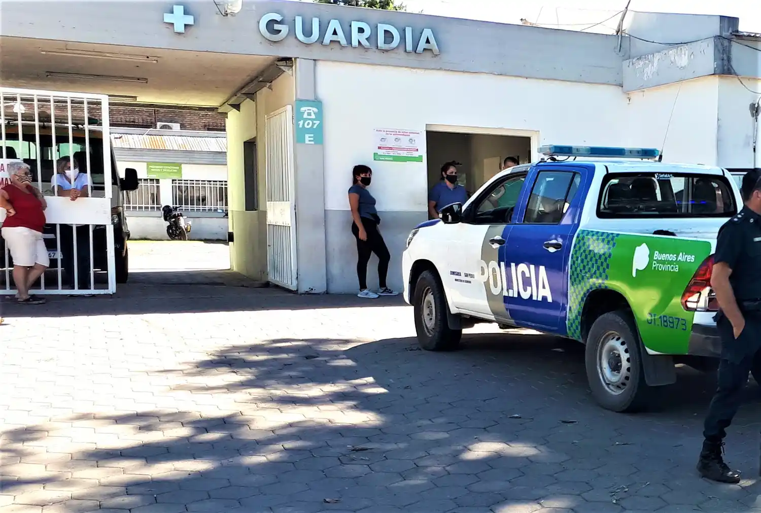 Mujer embarazada fue herida con arma blanca