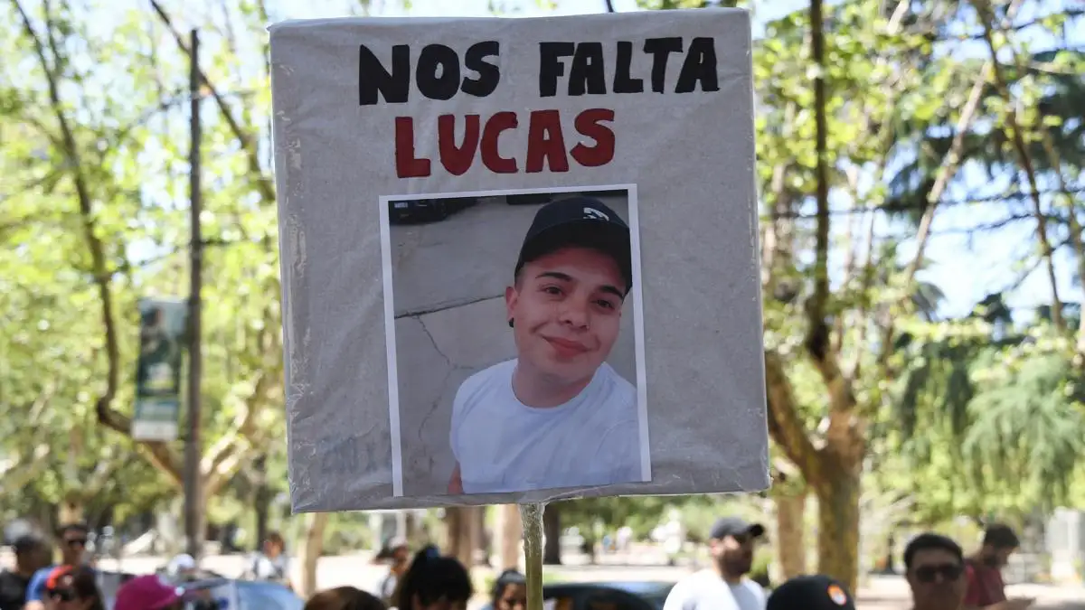 Lucas Escalante, el joven buscado.