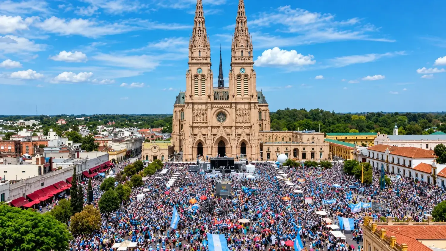Este año, los peregrinos caminarán bajo el lema “Madre, en tu abrazo nos reconocemos hermanos”.
