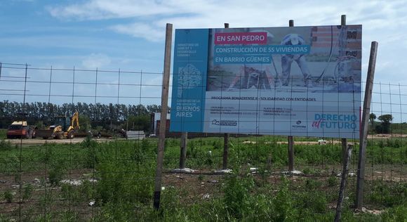 Comenzó la obra del barrio de la cooperativa Fecoovima: “Es la primera etapa, 55 viviendas”