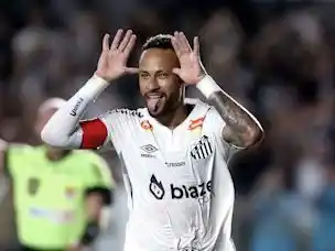 El golazo olímpico de Neymar con el Santos