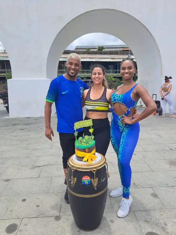 Valentina Gómez Cáceres se perfecciona en Río de Janeiro