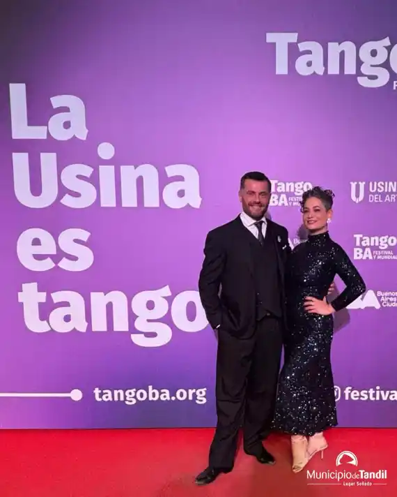 Alejandro Lazzaro y Gabriela Gallese representan a Tandil en el Festival y Mundial de Tango