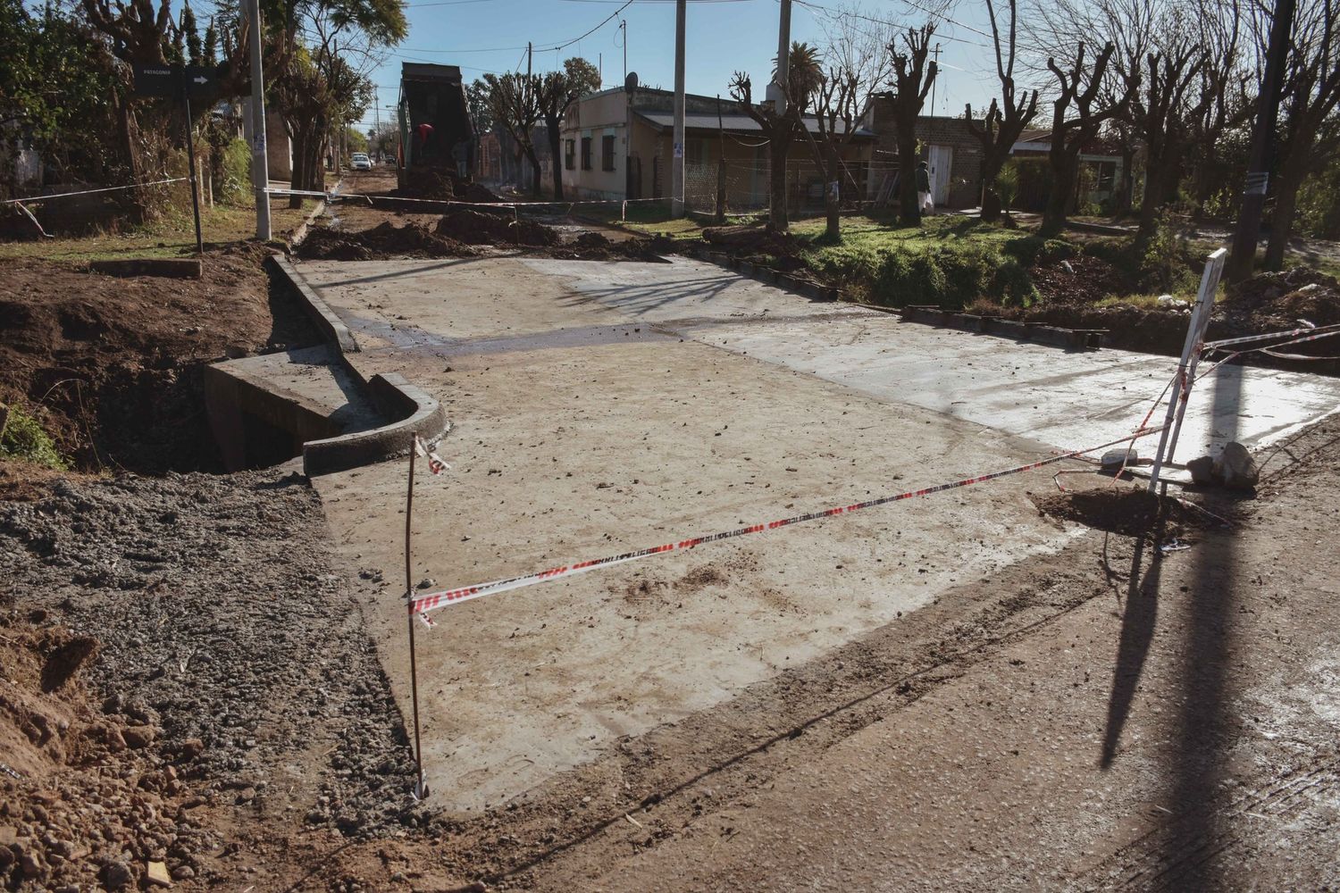 El Municipio continúa con los trabajos de pavimentación