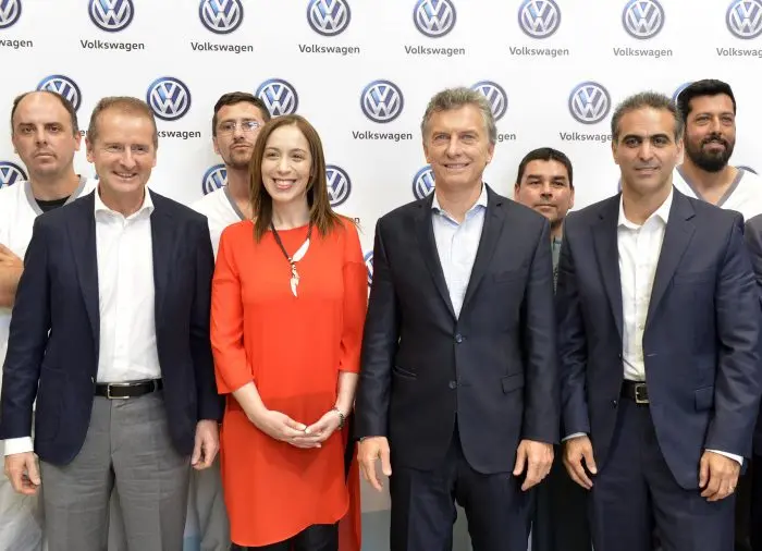 Con la visita de Macri y Vidal, Volkswagen anunció inversiones por u$s 650 millones