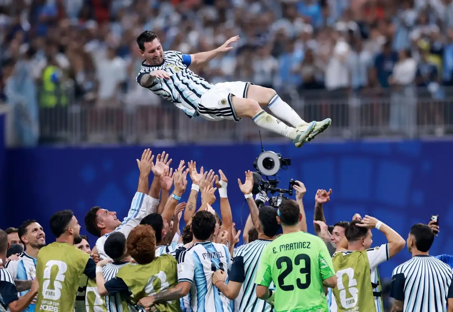 Remontada de Argentina: Messi marcó el empate