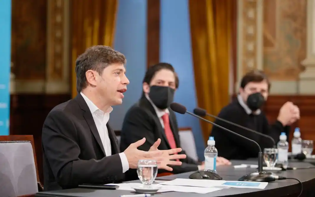 Kicillof manda a Nación protocolos de clases presenciales en distritos de baja circulación