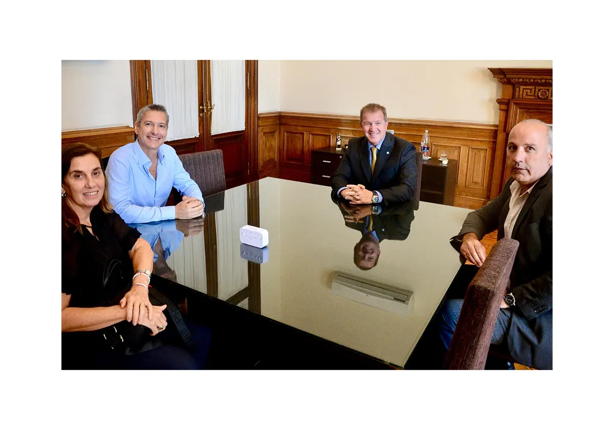 Serenellini se reunió con directivos del Grupo DIB