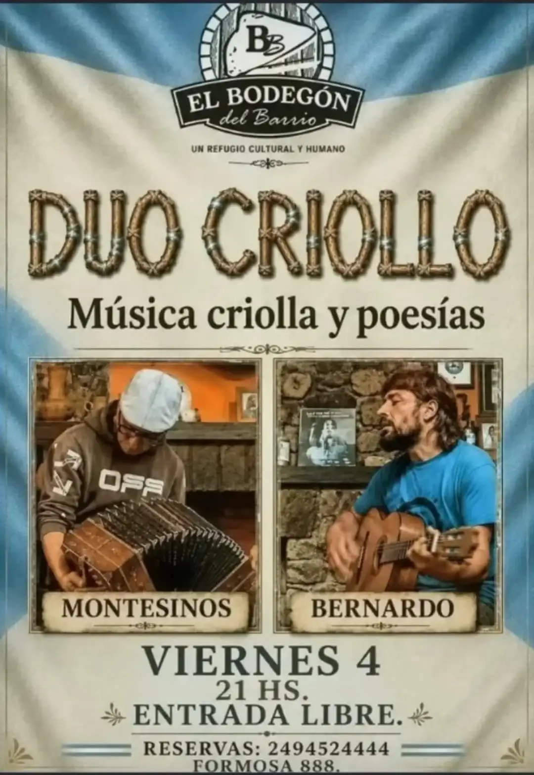 Dúo Criollo en El Bodegón del Barrio