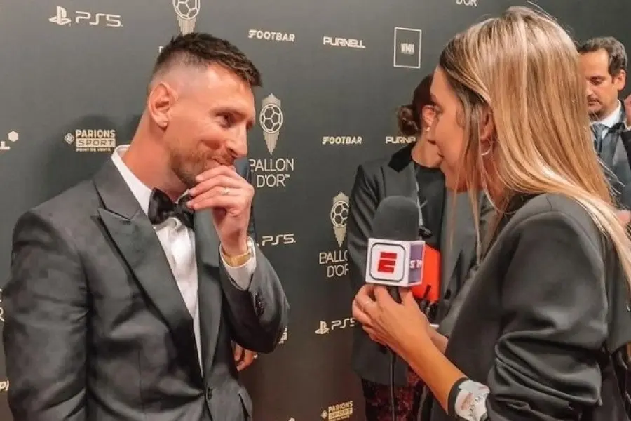 Sofi Martínez se refirió al video viral de Messi mirándola: qué dijo