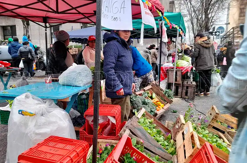 Feriazo en el monumento a San Martín: "El productor es el que más trabajo hace y el que peor paga recibe"