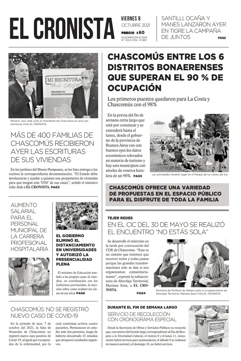 Tapa 8 octubre 2021