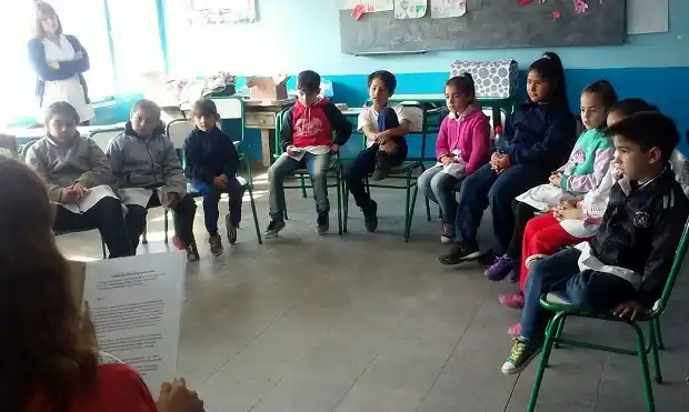El Hospitalito Baggio realizó un taller sobre higiene en la Escuela 88