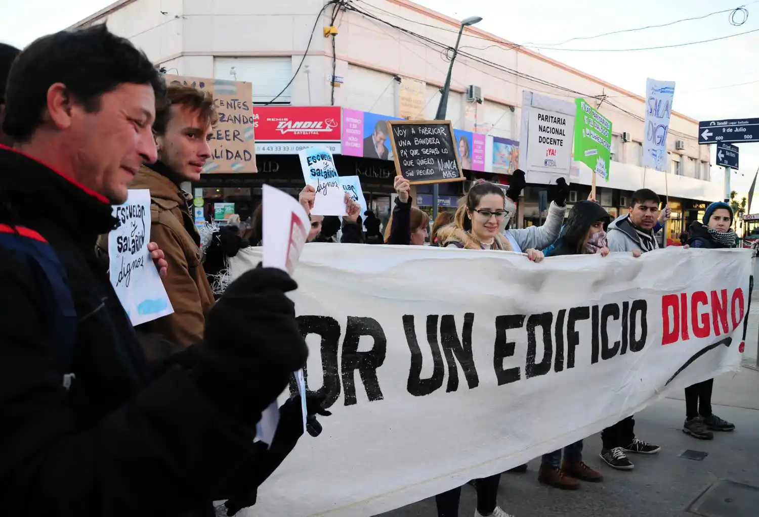 Alto acatamiento de los docentes al paro nacional