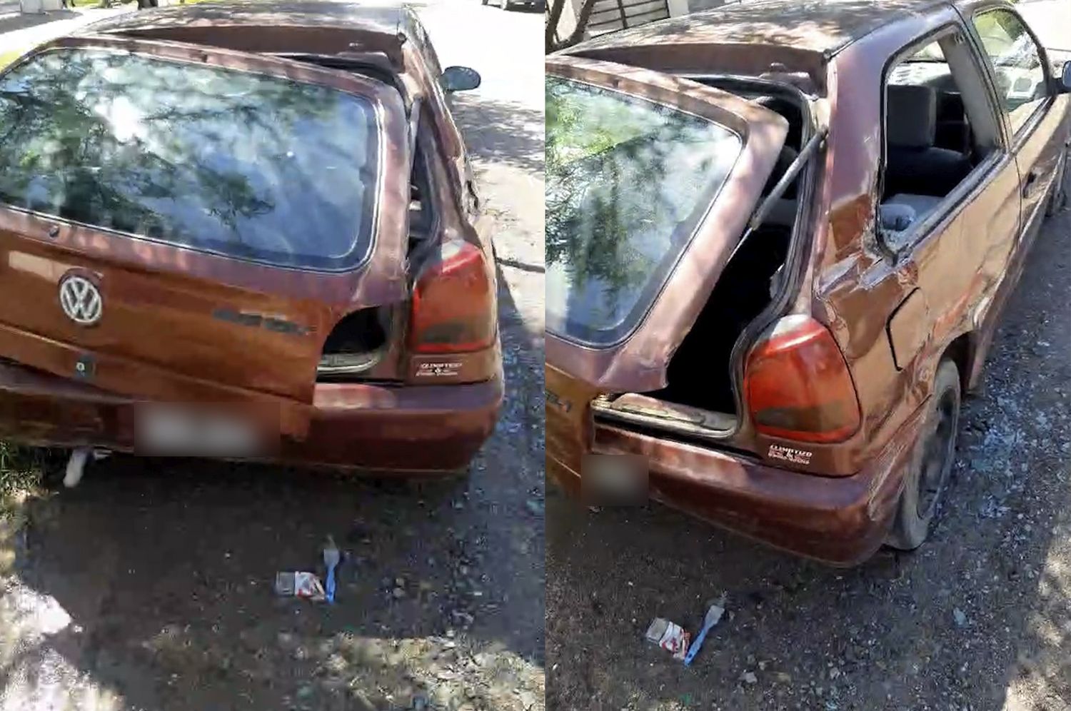 Denunció que un camión lo chocó y se dio a la fuga: busca testigos para identificarlo