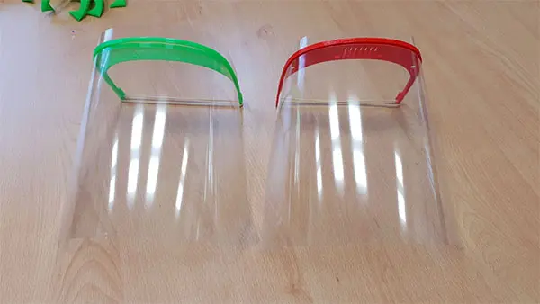 Hacen máscaras de protección