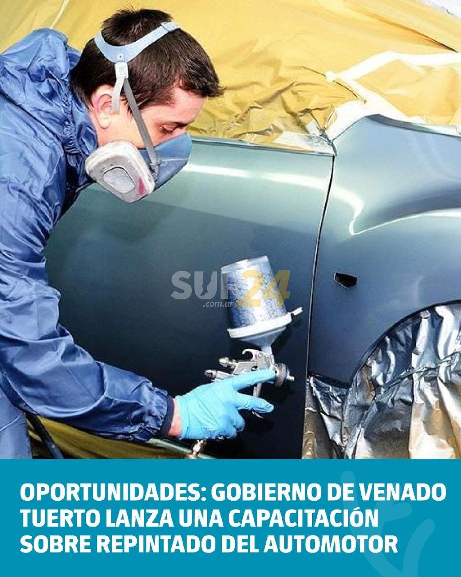 Gobierno venadense lanza capacitación sobre repintado del automotor