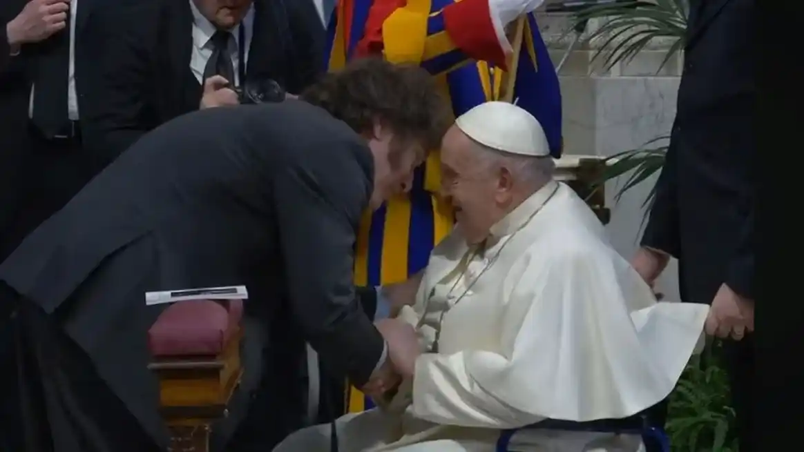 Javier Milei rindió homenaje al papa Francisco en Jerusalén