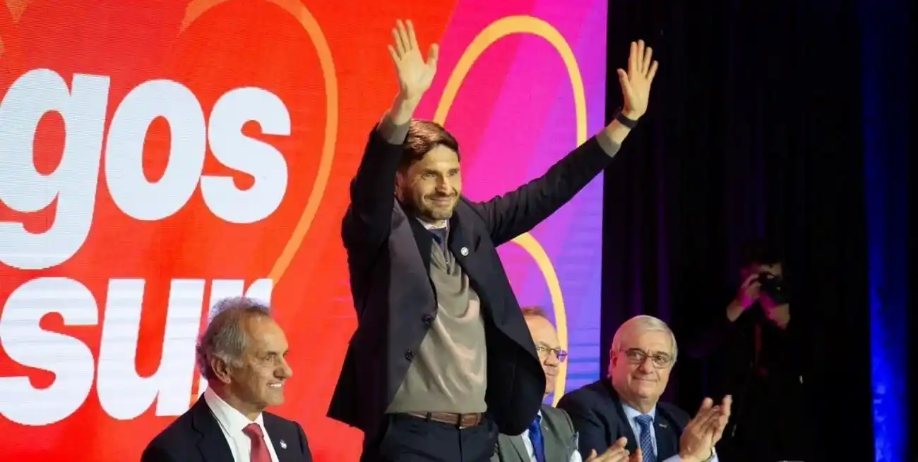 Pullaro durante la presentación del plan de infraestructura para los Juegos Suramericanos. Crédito: Archivo El Litoral.