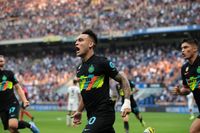 Lautaro Martínez abrió la cuenta en la goleada de Inter