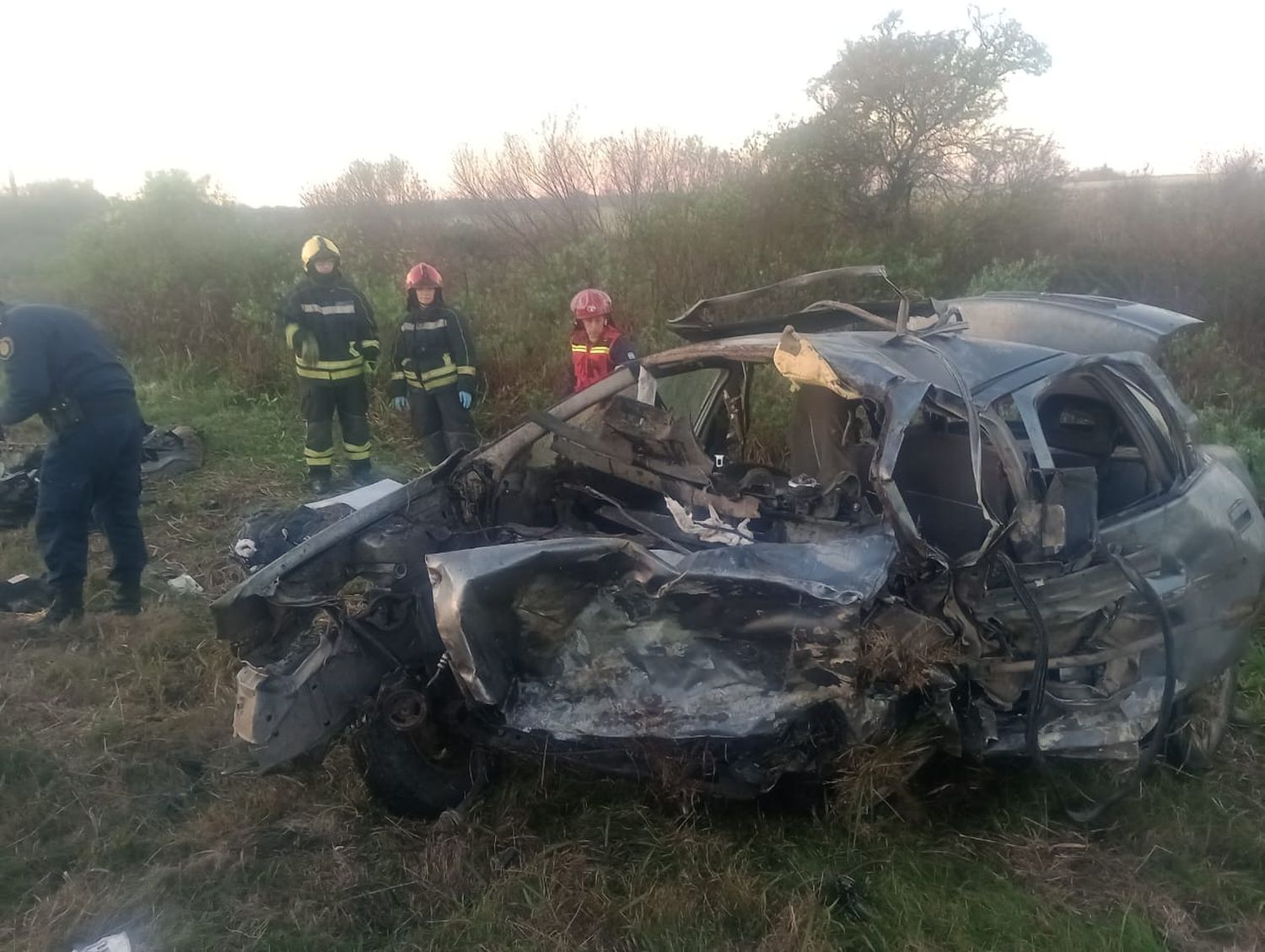 Accidente fatal en Entre Ríos: murieron cuatro personas tras el choque frontal entre dos autos