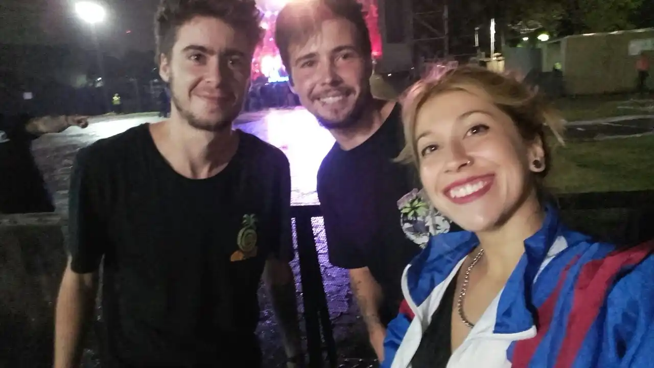 Estaban en el festival donde cayó el rayo