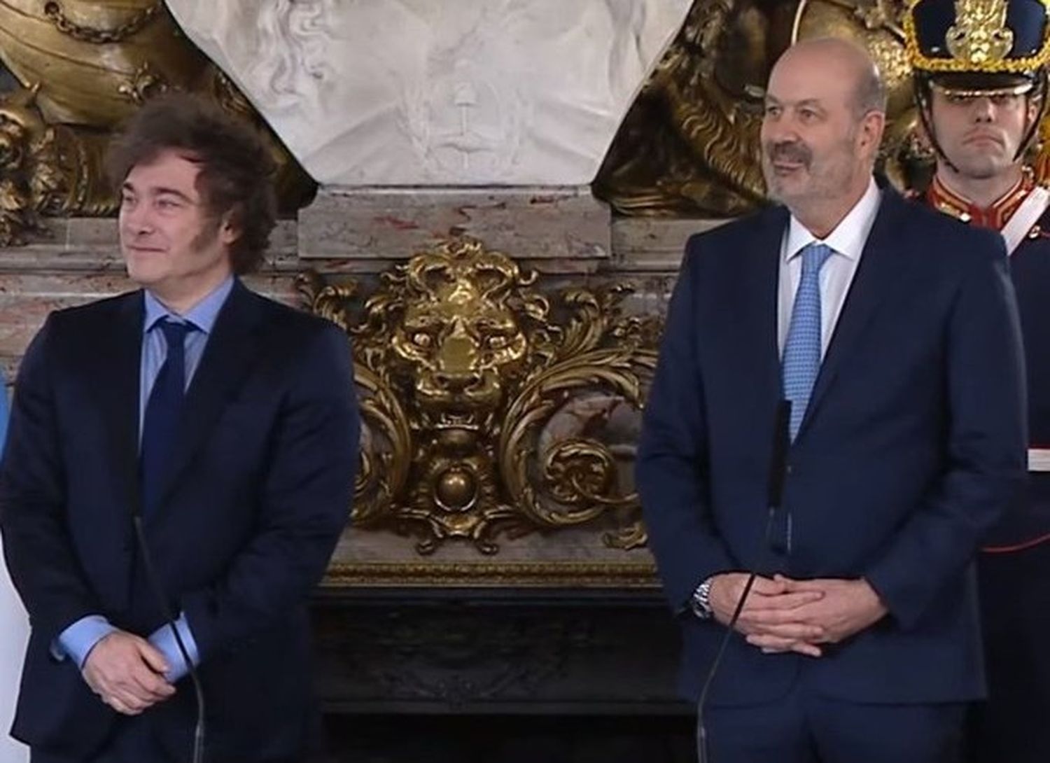 Milei le tomó juramento al nuevo Ministro.
