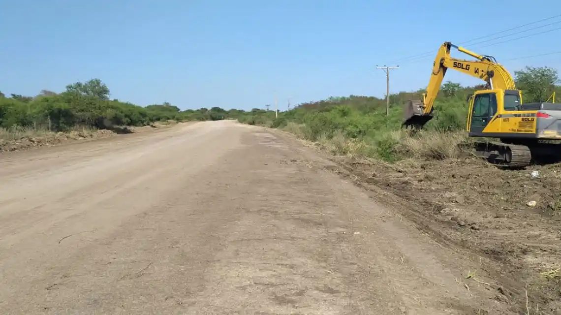 Comenzaron las obras de la pavimentación en la ruta 31