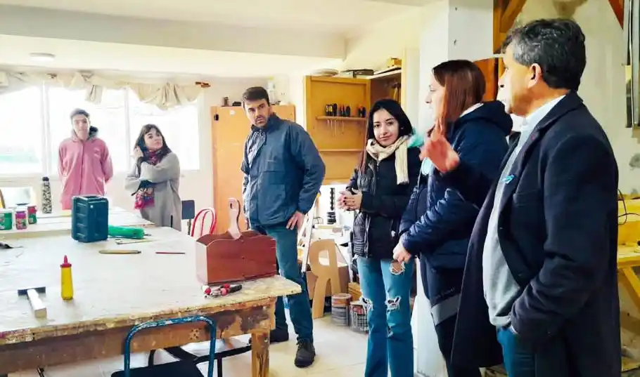 Estudiantes del paraje Las Toscas se reunieron con el Intendente
