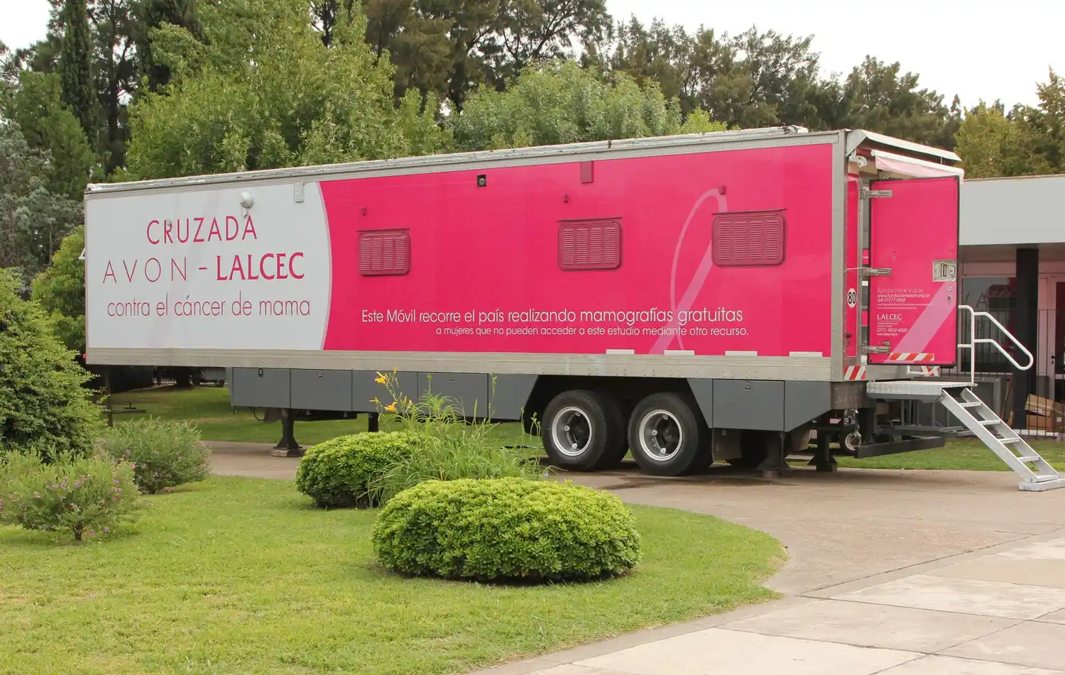 El mamógrafo móvil de Alucec volverá a San Pedro