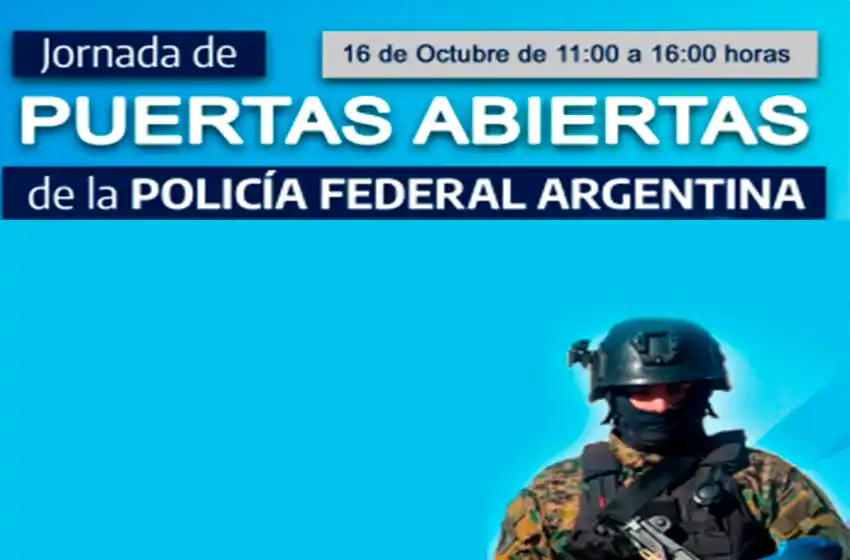 Jornada de puertas abiertas de la Policía Federal