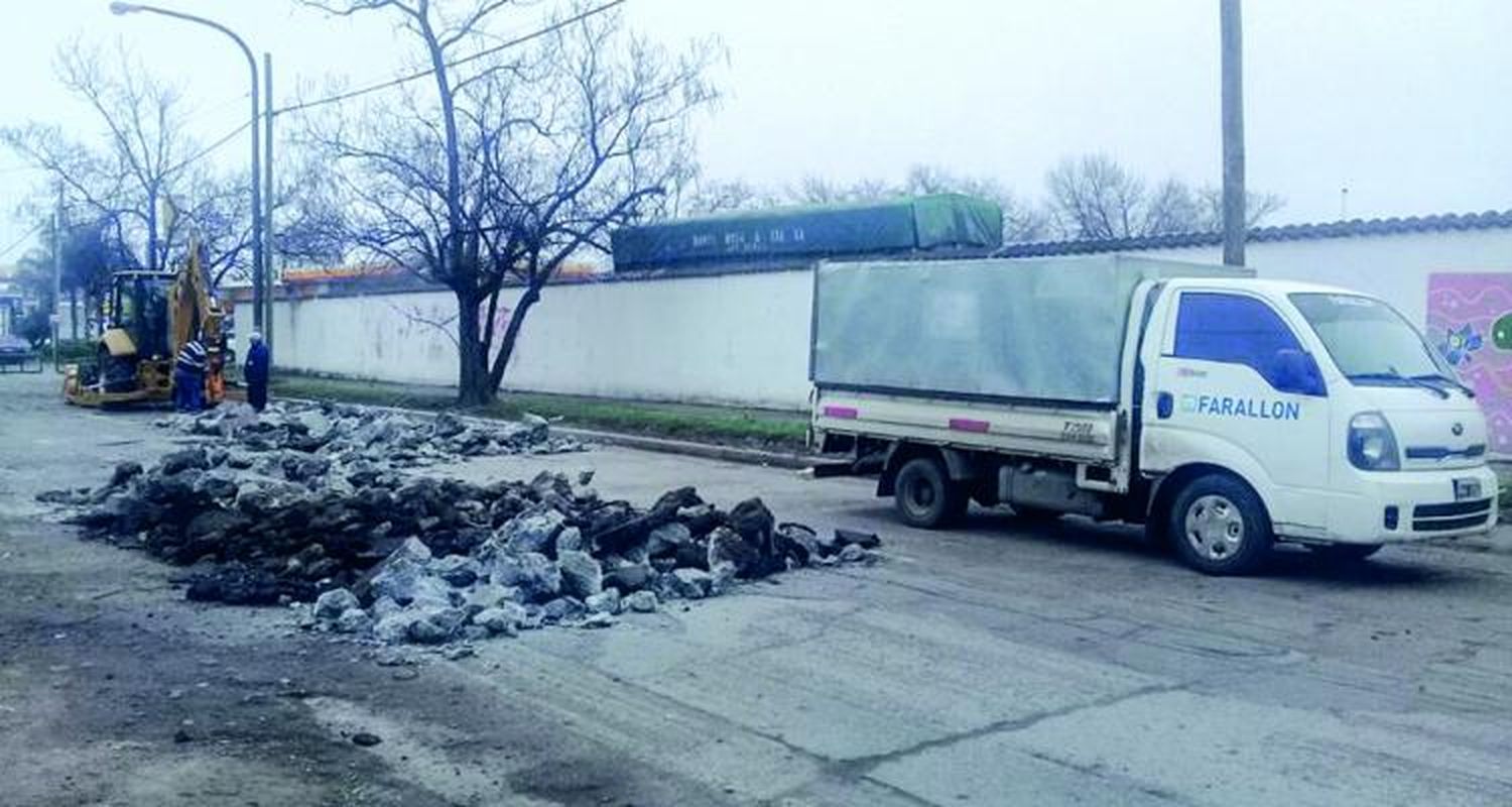 Obras: terminan repavimentación de Juan B. Justo