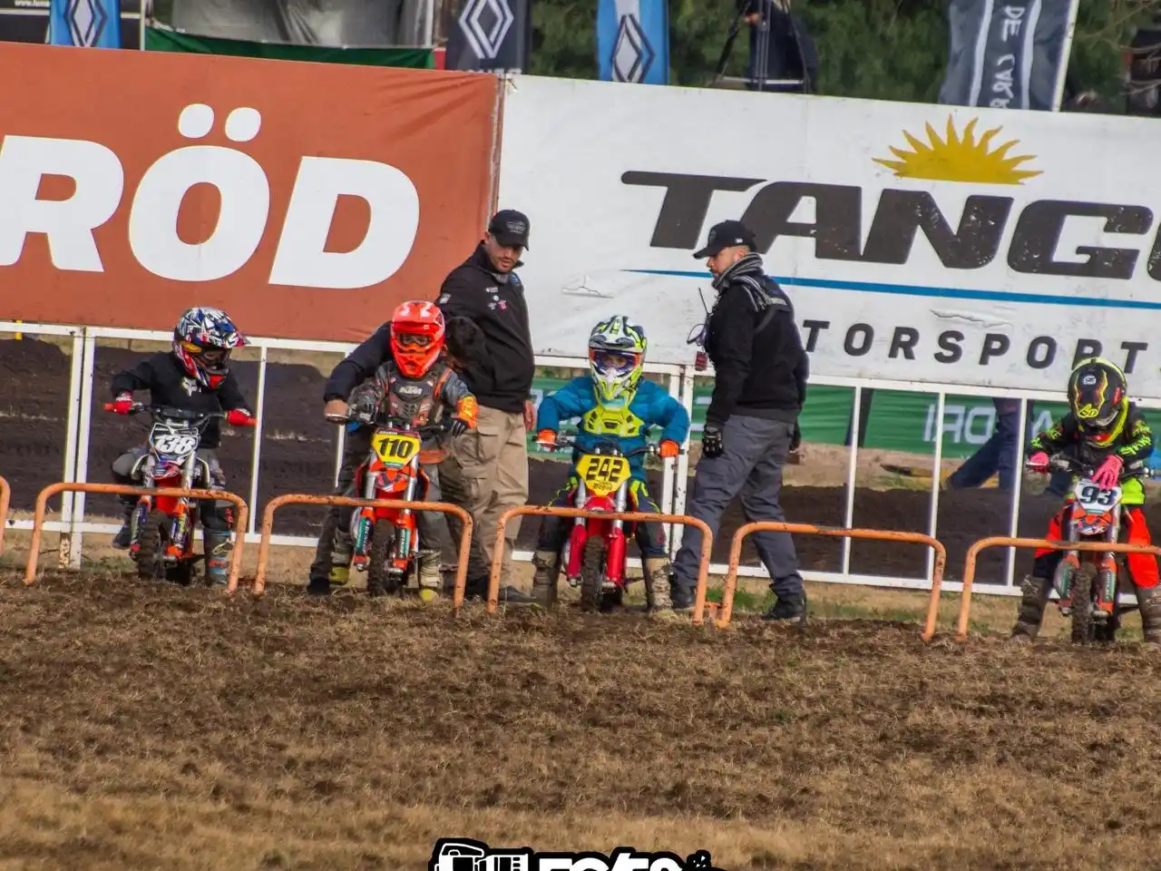 Valentino Bogue, destacado en el Nacional de Motocross en Trenque Lauquen