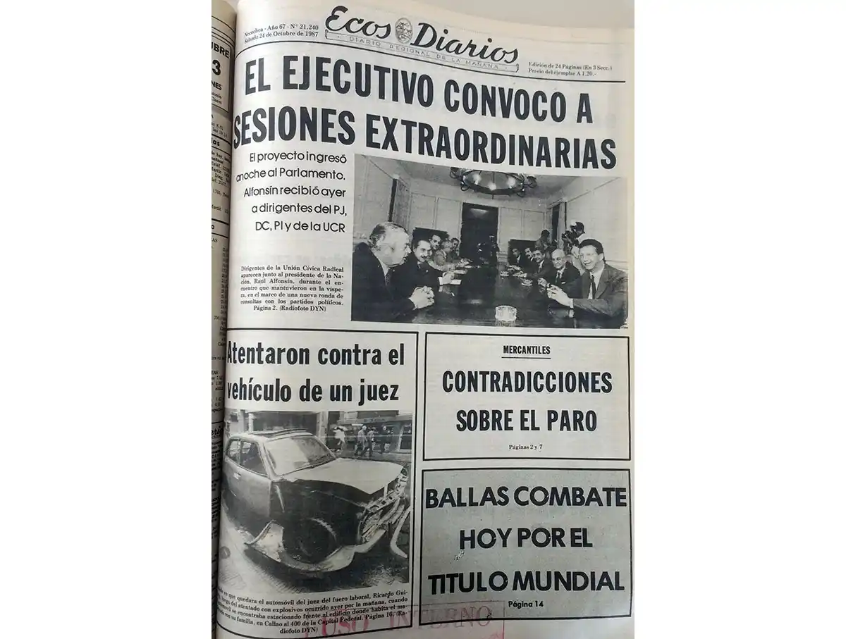 Sábado 24 de octubre de 1987