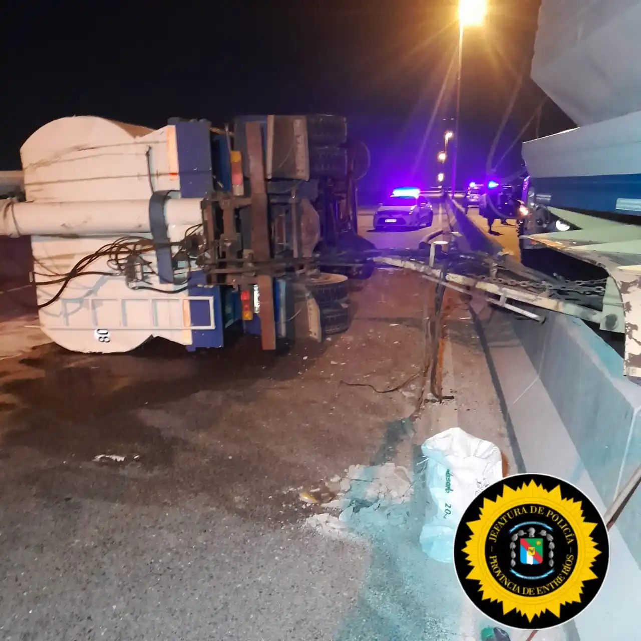 Camiones colisionaron en la Ruta Nacional 174 y un conductor resultó con lesiones leves