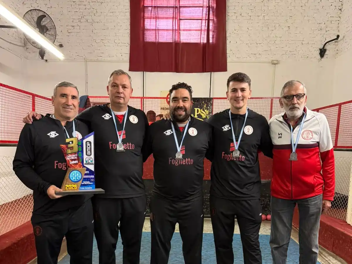 Huracán finalizó tercero en el Campeonato Provincial de Bochas