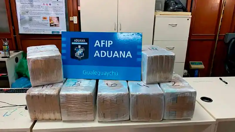Condenaron a un camionero que quiso ingresar a Gualeguaychú con 215 kilos de cocaína