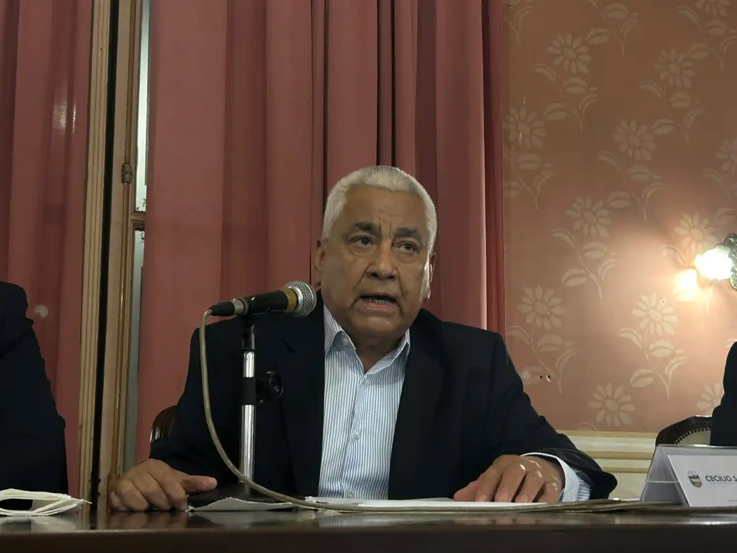 Salazar habló de la inversión privada durante su mensaje anual.