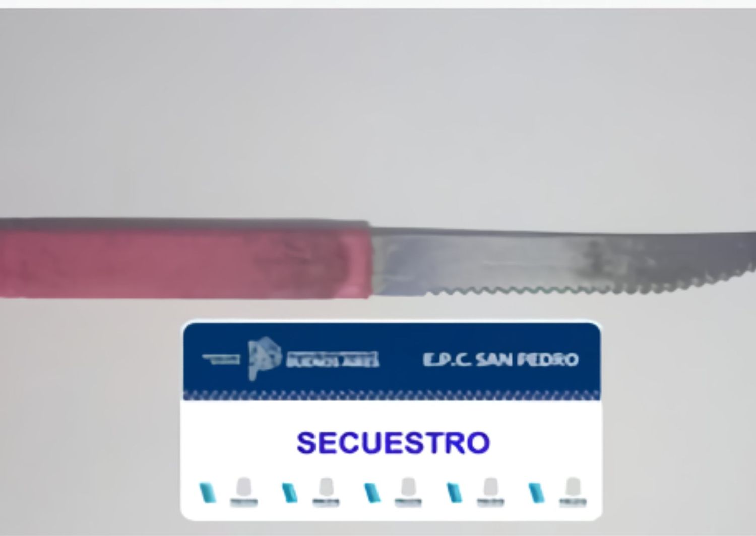 cuchillo secuestrado
