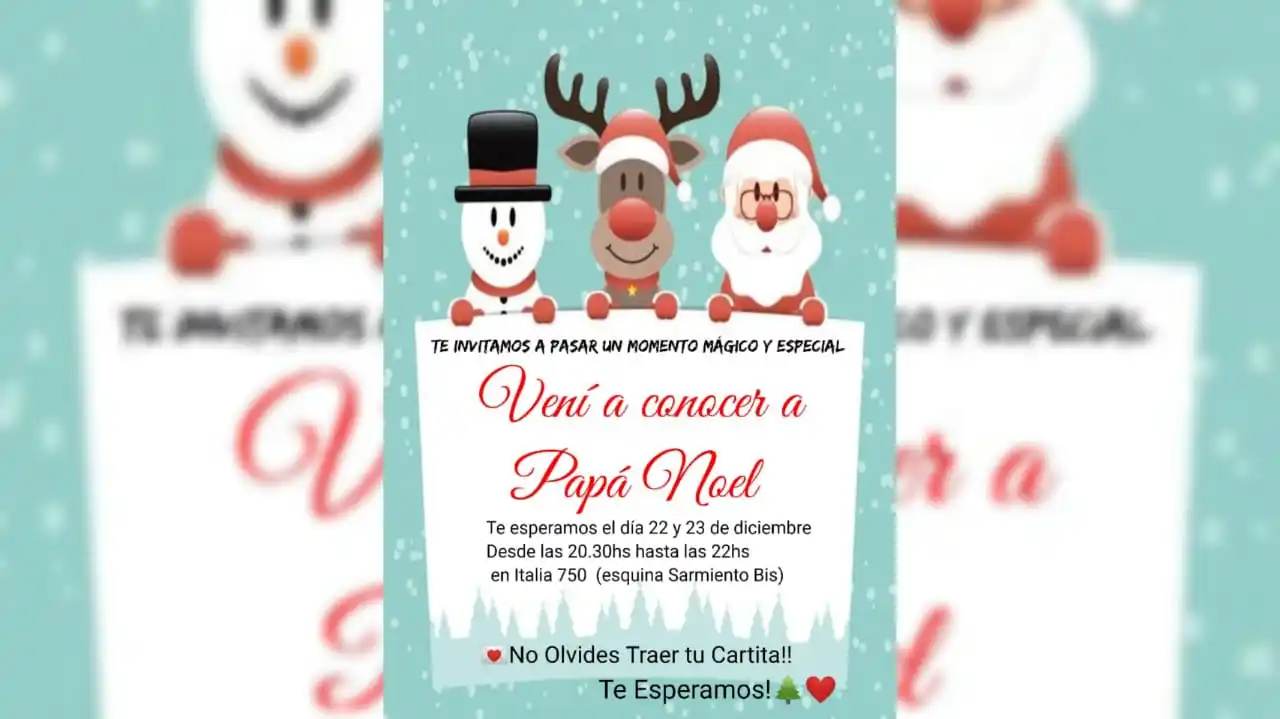 Hoy es el último día para acercarle tu carta  Papá Noel