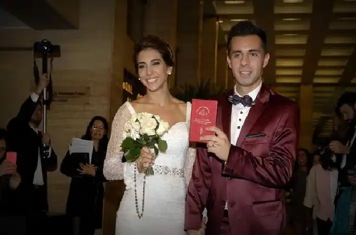 Cinthia y Defederico ya son marido y mujer