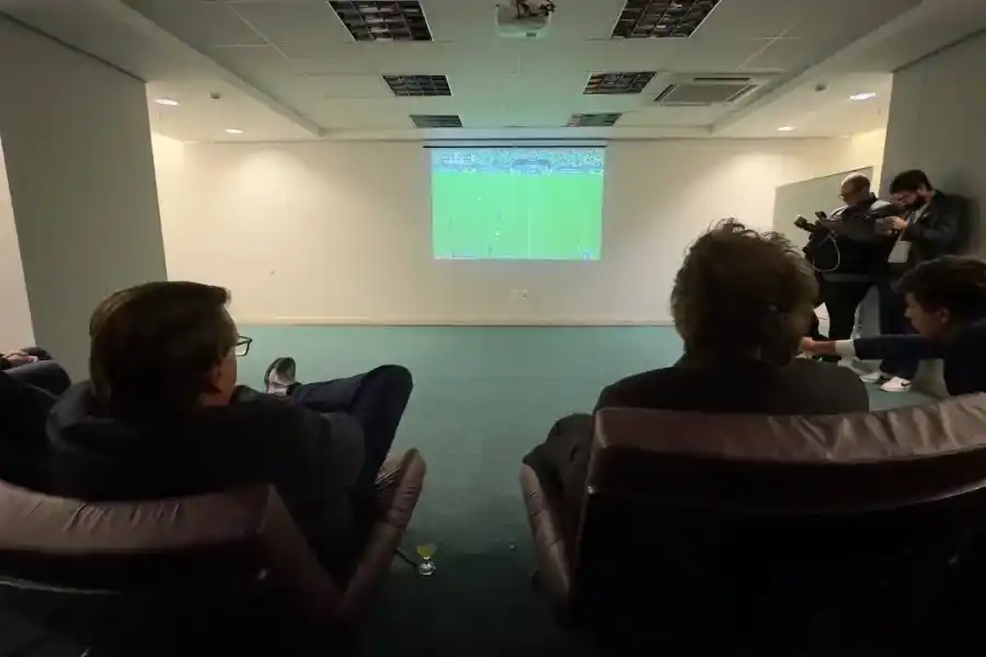 Milei y Bolsonaro vieron juntos la derrota de Brasil en la Copa América