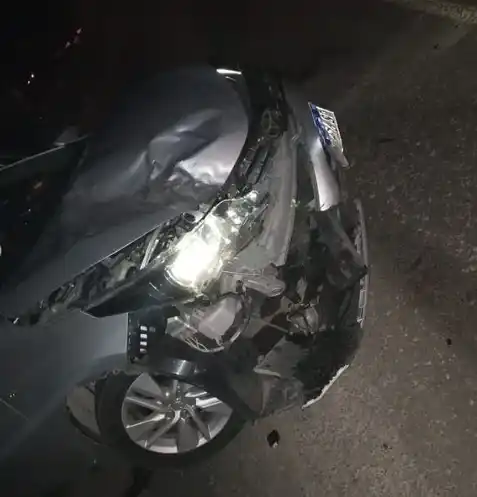 Bomberos intervinieron en un accidente