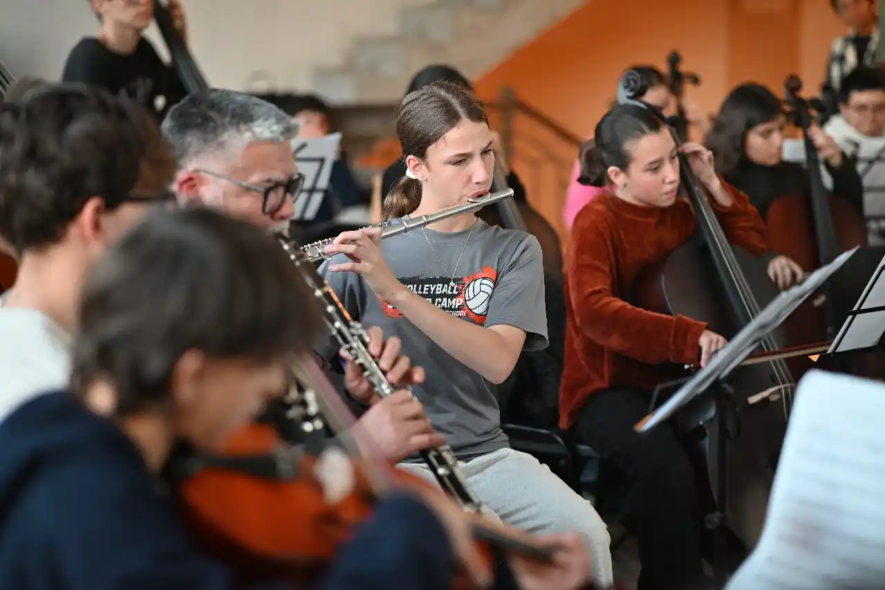 La Orquesta Yaguarí Guazú amplió su oferta musical con la incorporación de instrumentos de viento