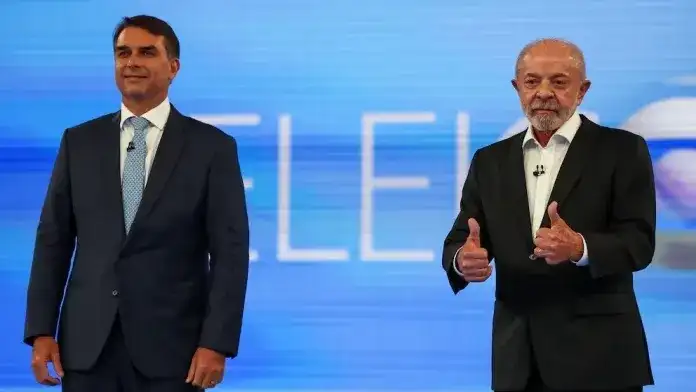 Lula y Flávio Bolsonaro confrontaron sus propuestas en el último debate antes del balotaje en Brasil