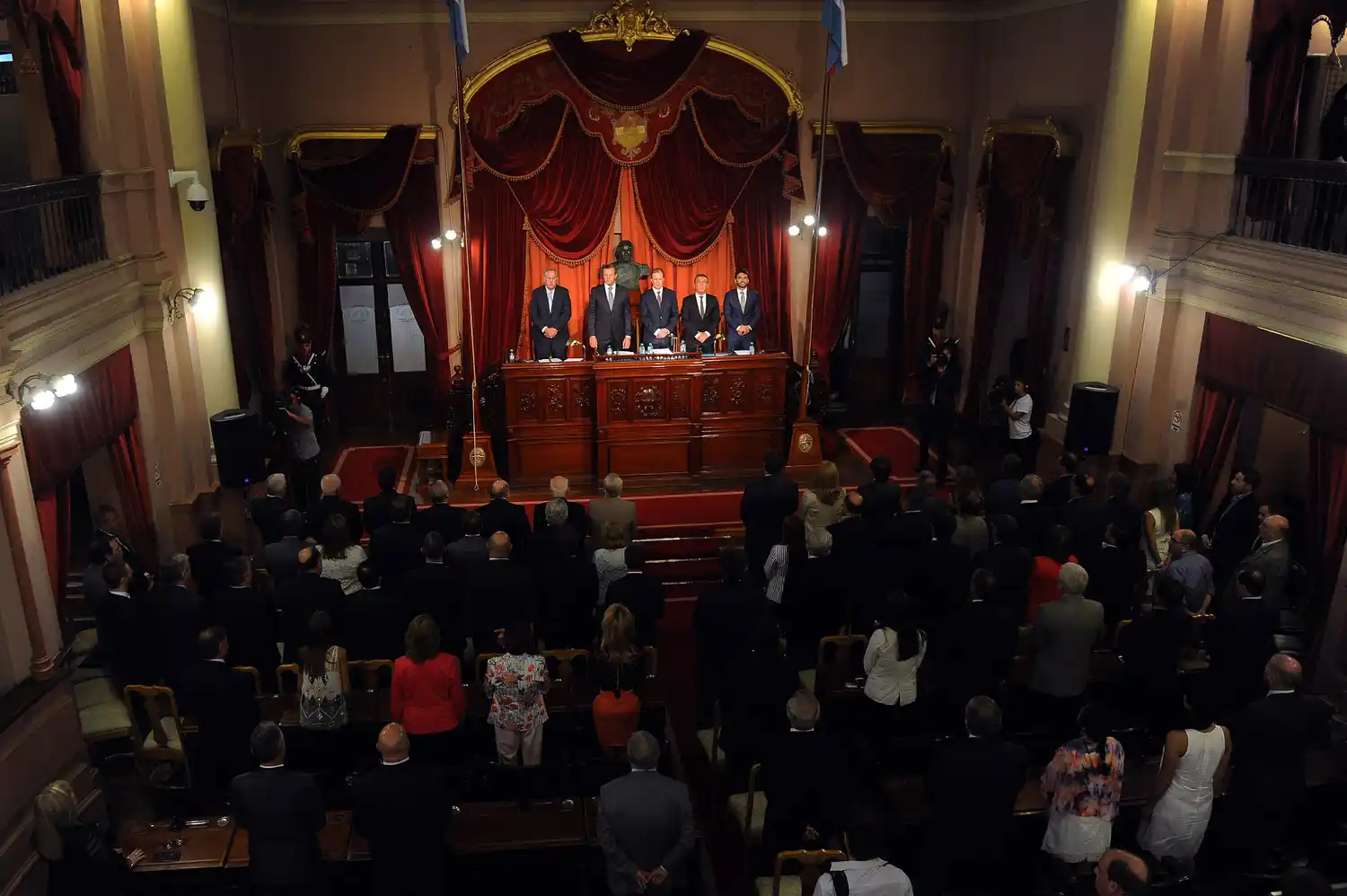 “Son tiempos de acuerdos y de trabajar en conjunto”, dijo Bordet en la apertura de sesiones ordinarias