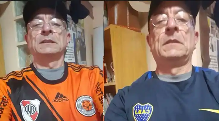 La historia del entrerriano que es hincha de Boca y de River