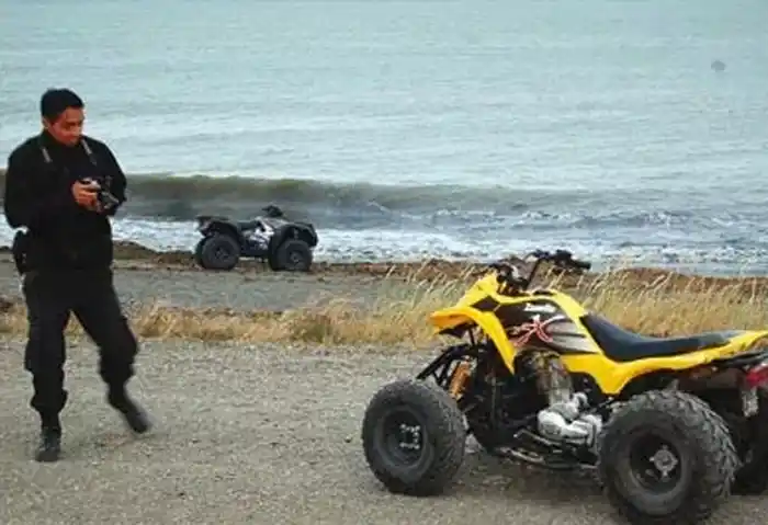 Médico tandilense herido tras ser embestido por  un cuatriciclo en la playa