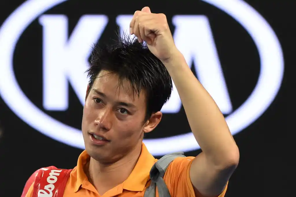 Elogios de Nishikori para el poder de fuego de la derecha de Del Potro