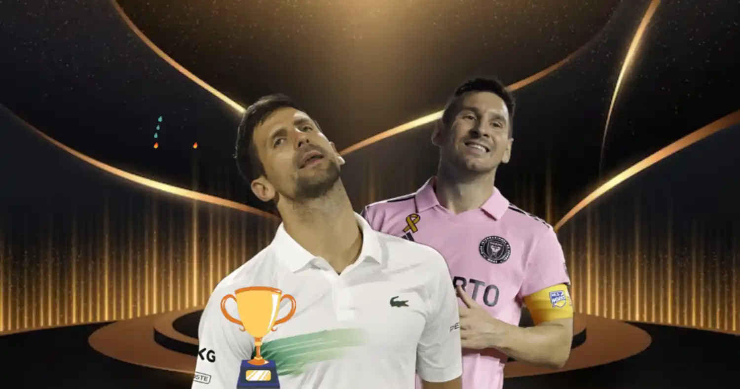 Novak Djokovic empata con Lionel Messi en este premio